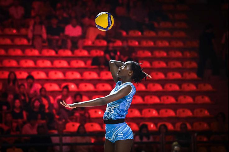 Neneh Sillah od letos igra za Slovenijo. | Foto: VolleyballWorld