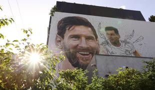 Messi na velikem muralu, pa tudi osebno v Miamiju
