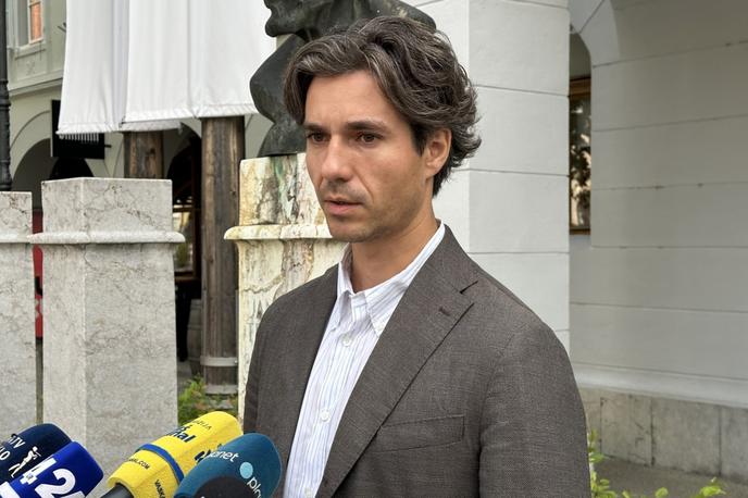 Luka Mesec | Kot je poudaril Mesec, mora pokojninska reforma poleg blaginje za upokojence poskrbeti tudi za vzdržnost pokojninskega sistema. | Foto STA