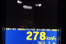 Hitrost, avtocesta gorenjka