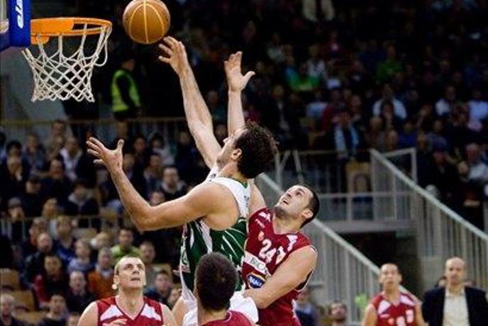Olimpija do tesne zmage v Beogradu