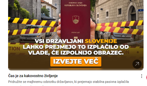 Lažna obljuba o vladnem izplačilu