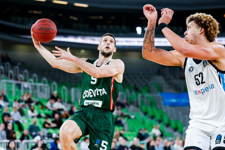 Cedevita Olimpija - Veolia Towers Hamburg | Foto: Aleš Fevžer