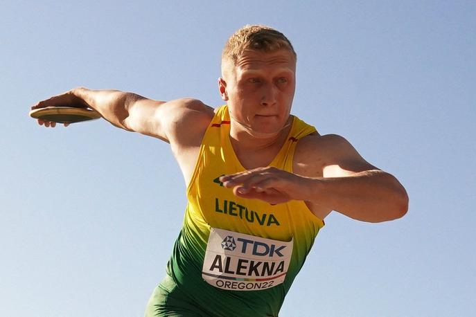 Mykolas Alekna | Mykolas Alekna je na močnem mitingu v Estoniji osvojil prvo mesto. | Foto Reuters