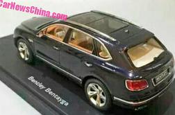 Kitajci razkrili sveto skrivnost: pred premiero "ušel" Bentleyjev prvi SUV