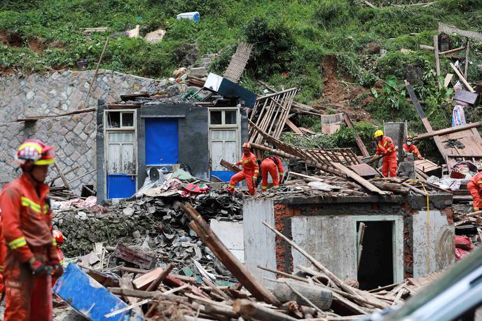Posledice divjanja tajfuna Lekima na Kitajskem | Foto Reuters