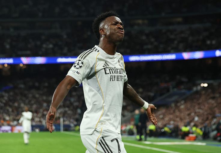 Vinicius Jr. se je vpisal na seznam strelcev na obeh tekmah z Benfico. | Foto: Reuters