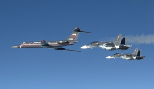 Zahodna letala nad Baltikom prestregla zelo redko rusko letalo