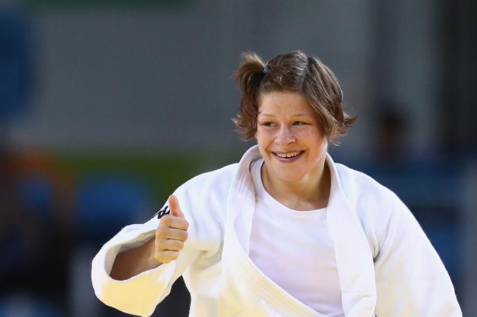 Tina Trstenjak zlata medalja Rio 2016 | Naša olimpijska prvakinja Tina Trstenjak se je v Bakuju povzpela na stopničke. | Foto Getty Images