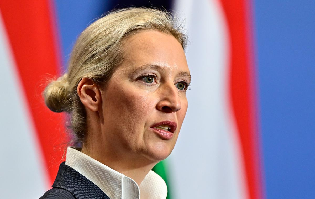 Alice Weidel | Za AfD je Madžarska simbol razuma, suverenosti, neodvisnosti in svobode izražanja, je dejala Alice Weidel.  | Foto Reuters