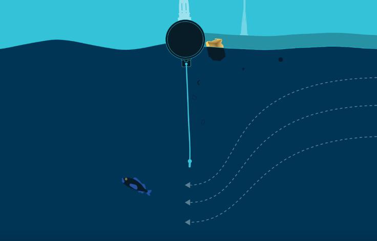 Pri The Ocean Cleanup zatrjujejo, da je sistem za zbiranje plastike zasnovan tako, da bo morski tok tekel pod njim, kar pomeni, da se bodo živali pregradi lažje izognile. Opozarjajo sicer, da obstaja možnost, da bi čistilna akcija vendarle lahko negativno vplivala na nekatere živali, a so prepričani, da gre za dolgoročno dobro rešitev za oceanski ekosistem.  |  Foto: The Ocean Cleanup

 | Foto: 