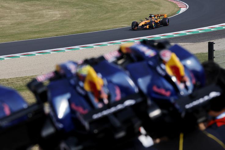 Oscar Piastri je v Suzuki precej hitrejši od ekipnega kolega in aktualnega svetovnega prvaka Landa Norrisa. | Foto: Reuters