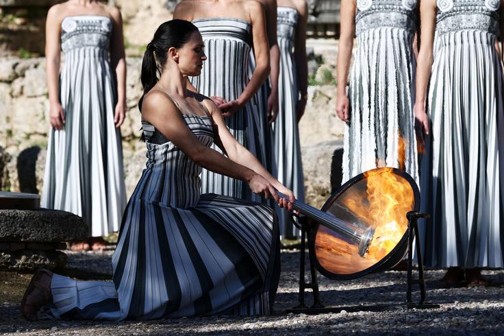 Prižig olimpijskega ognja, Milano Cortina 2026 | Foto: Reuters
