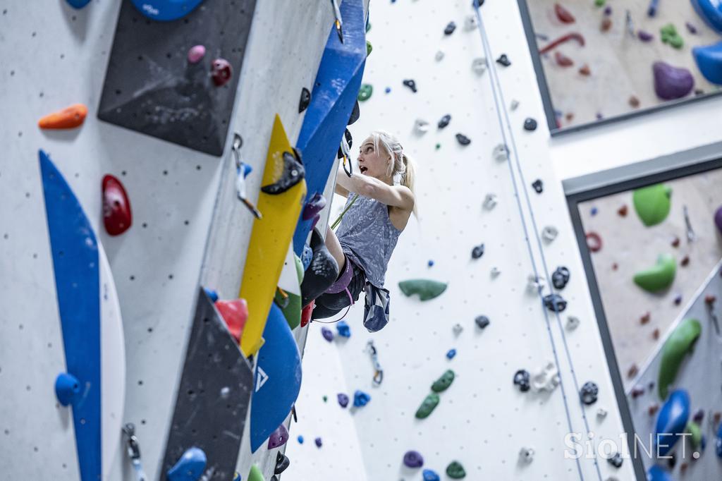 Janja Garnbret Plezalni center Slovenska Bistrica