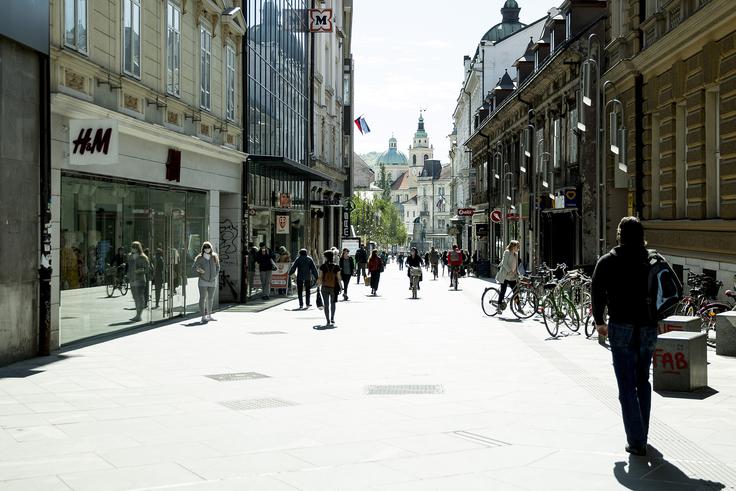 Ljubljana po sprostitvi ukrepov | Foto: Ana Kovač
