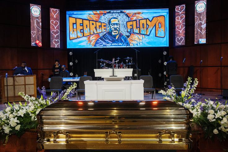 George Floyd žalna slovesnost | Foto: Reuters