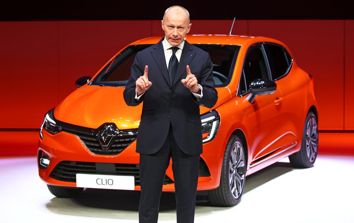 Renault vodstvo | Thierry Bollore pred novim renault cliom.  | Foto Reuters