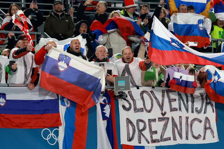 navijači Predazzo | Foto: Reuters