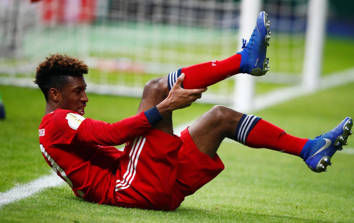 Kingsley Coman | Kingsley Coman naj bi izpustil torkovo tekmo lige prvakov. | Foto Reuters