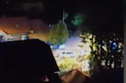 Spor za Bežigradom, osumljencu zasegli plinsko orožje #video
