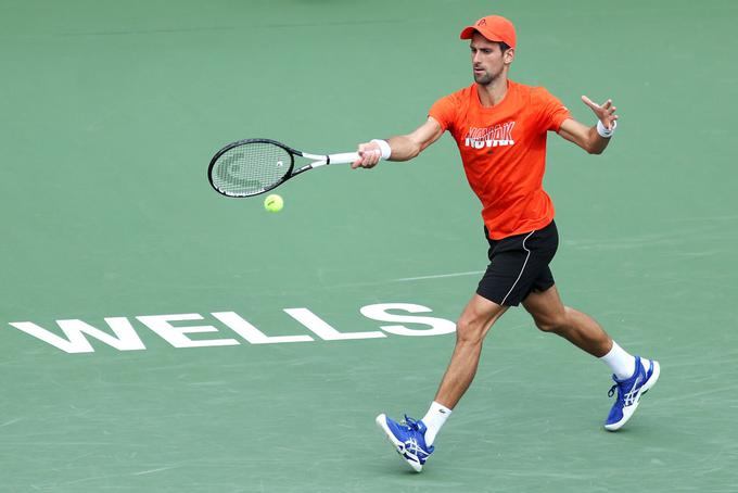 Novak Đoković se že pripravlja na turnir v Indian Wellsu. | Foto: Gulliver/Getty Images