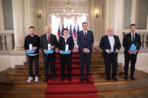 Andrej Hauptman, Borut Pahor, Franc Hvasti, Marjan Fabjan, Polona Sladič, Roman Krajnik