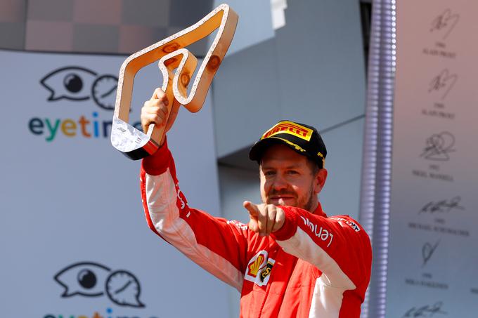 Sebastian Vettel je s tretjim mestom prevzel vodstvo v skupnem seštevku. | Foto: Reuters