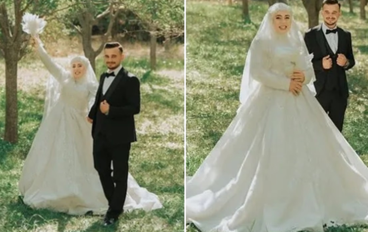 Tragična poroka Turčija | Beyzanur Beyazit in Ali Karac | Foto X/@TrueCrimeUpdat