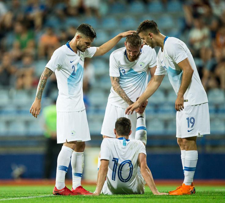 Slovenija je v letu 2018 zmagala le na prijateljski tekmi v Črni gori. | Foto: Vid Ponikvar