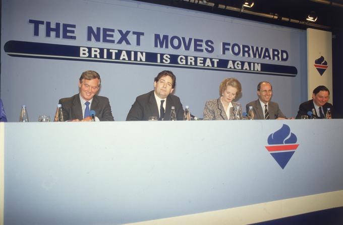 Thatcherjeva je vladala do leta 1990, ko se je je znebila lastna stranka. | Foto: Getty Images