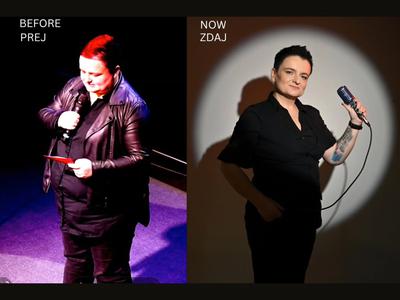 Stand-up komičarka Martina Ipša pokazala svojo telesno preobrazbo