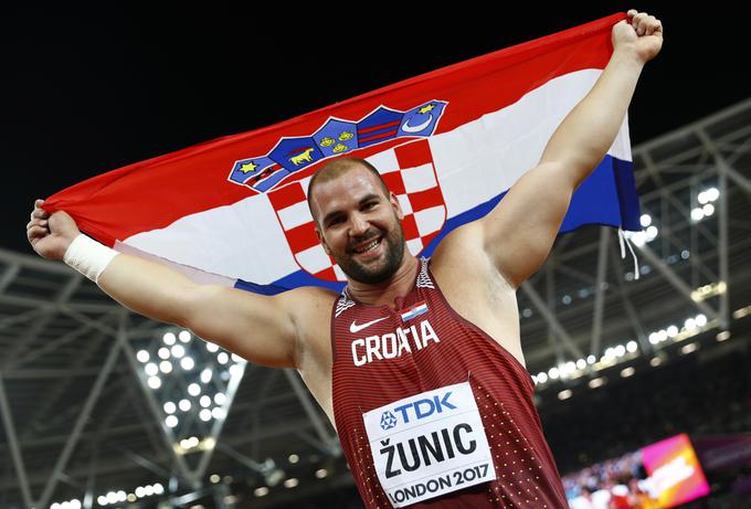 Stipe Žunić je osvojil prvo hrvaško medaljo na tem prvenstvu. | Foto: Reuters