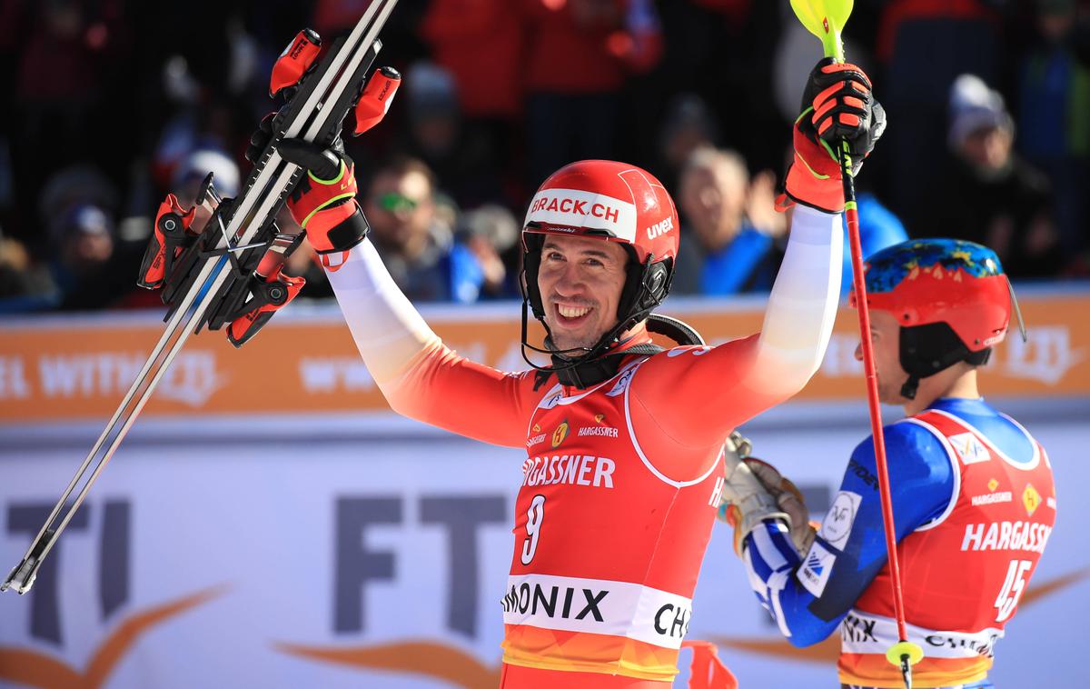 Ramon Zenhaeusern | Švicar Ramon Zenhäusern je veliki zmagovalec slaloma v Chamonixu. | Foto Guliverimage