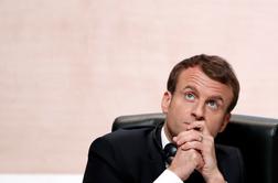 Macron: Človeštvo izgublja boj s podnebnimi spremembami