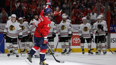 Ovečkin izenačil rekord Wayna Gretzkyja po številu golov v NHL #video