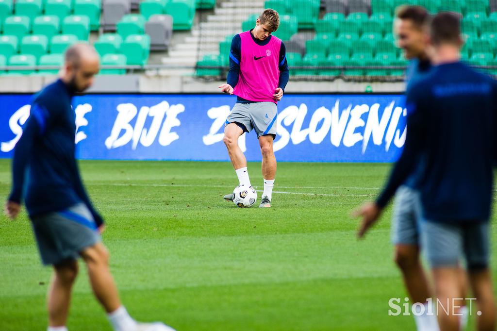 trening slovenske nogometne reprezentance