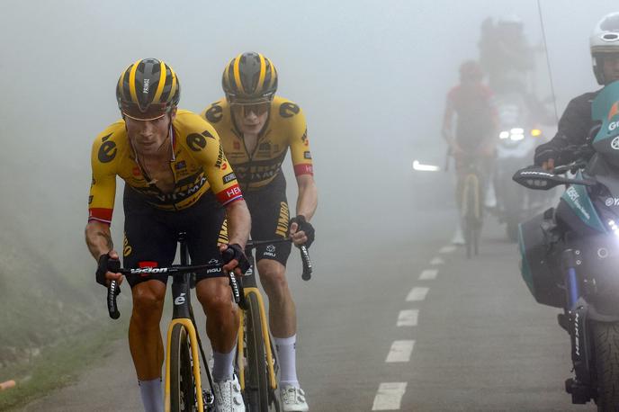 Primož Roglič Jonas Vingegaard Vuelta 2023 | Primož Roglič in Jonas Vingegaard imata kot generalko pred Tourom načrtovan kriterij po Dofineji. | Foto Unipublic/Sprint Cycling Agency