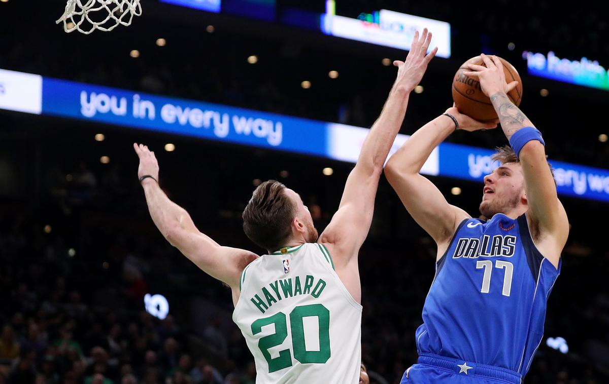 Luka Dončić | Luka Dončić je Bostonu nasul 19 točk. | Foto Getty Images