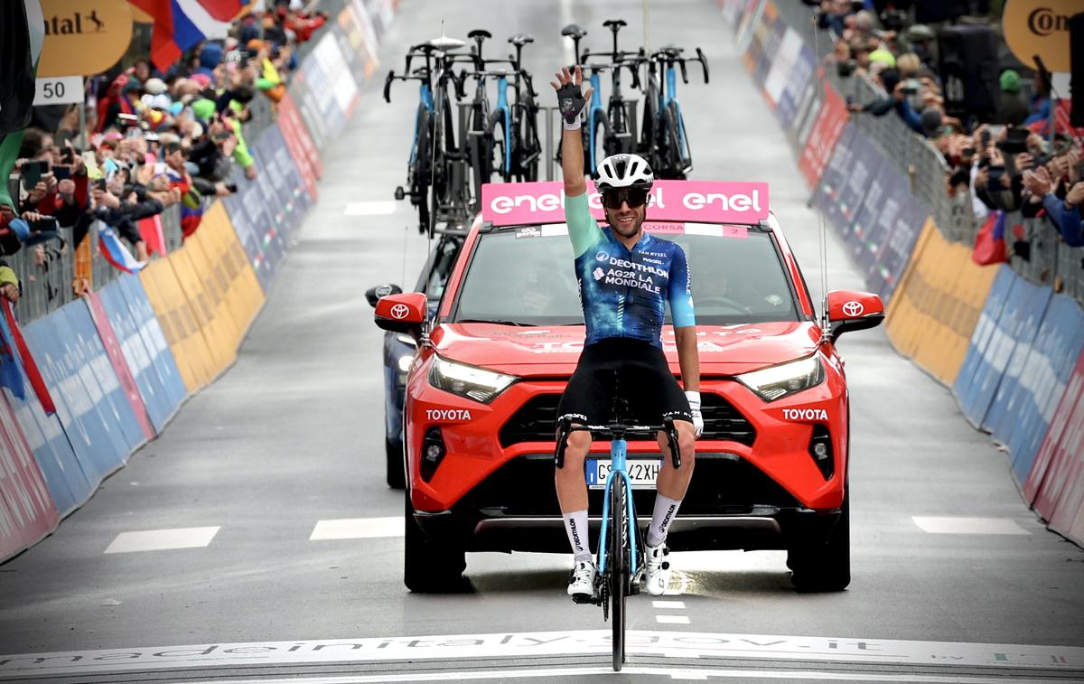 Giro 2024 | Andrea Vendrame je zmagovalec 19. etape Gira. | Foto Ana Kovač