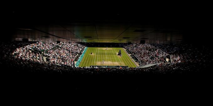 Organizatorje Wimbledona je skrbelo za obiskovalce. | Foto: 