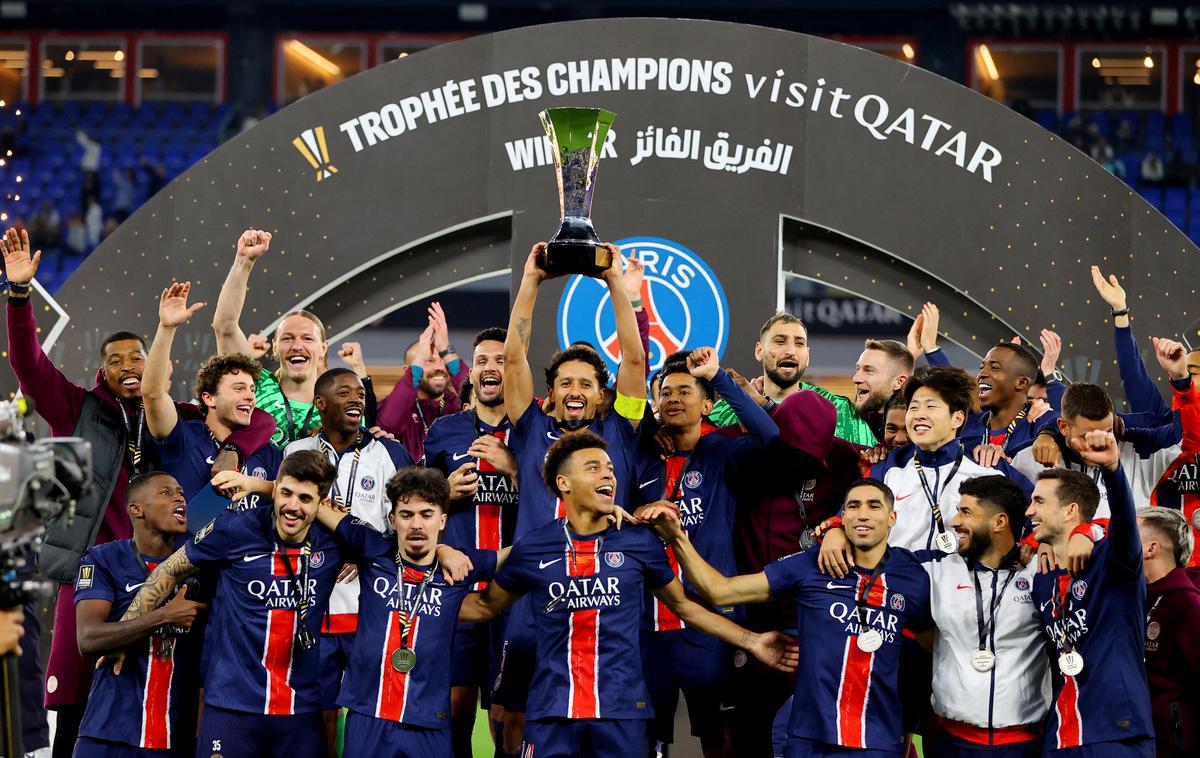 PSG, superpokal | Parižani so osvojili superpokal. | Foto Reuters