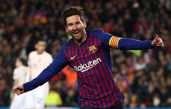 Lionel Messi je z desetimi zadetki daleč najboljši strelec letošnje lige prvakov. | Foto: Reuters