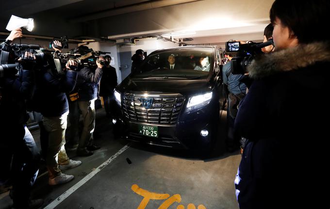 Carlos Ghosn se je zaradi novih dokazov znova znašel za rešetkami. | Foto: Reuters