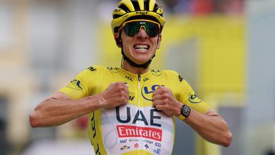 Pogačar podoživel sanje iz leta 2021 in Vingegaardu zadal močan udarec