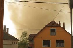 Močan tornado pustošil na Madžarskem (VIDEO)