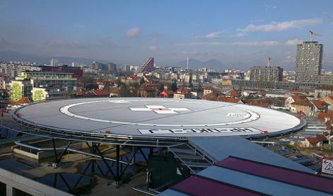 Ljubljanski heliport je zaprt. Kaj je razlog?