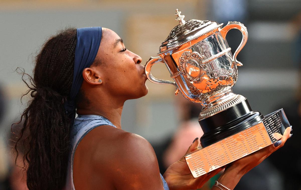 Coco Gauff | Coco Gauff je uporabilo posebeno metodo, da se je motivirala za veliko zmago. | Foto Reuters