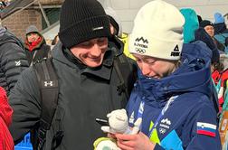 Srebrni Niki Prevc v čustvenih trenutkih stali ob strani, besede Tepeša zadele bistvo