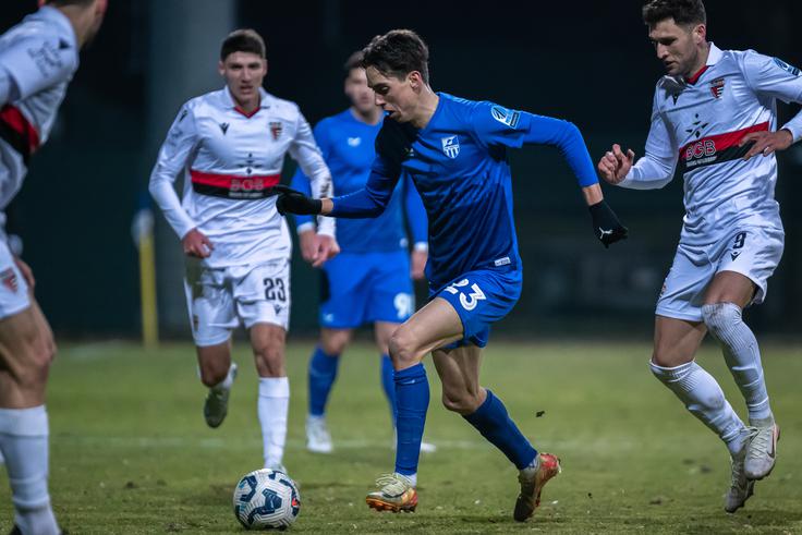 Nafta je proti Primorju povedla z 2:0, na koncu pa remizirala z 2:2. | Foto: Sebastijan Andrejek Bukovec