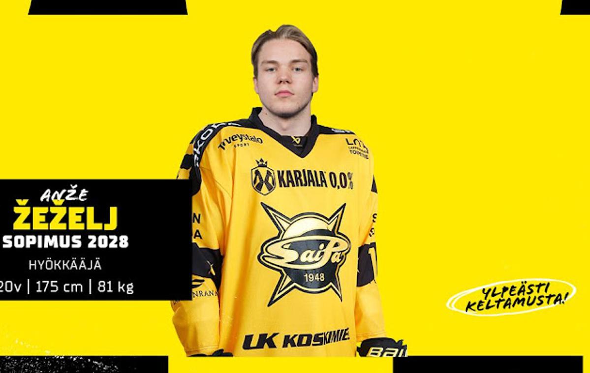 Žeželj | Anže Žeželj se seli na Finsko. | Foto SaiPa